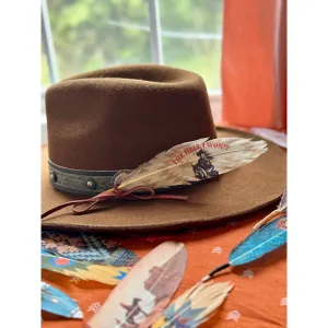 The Hell I Won't Hat Feather - Western Hat Accessory