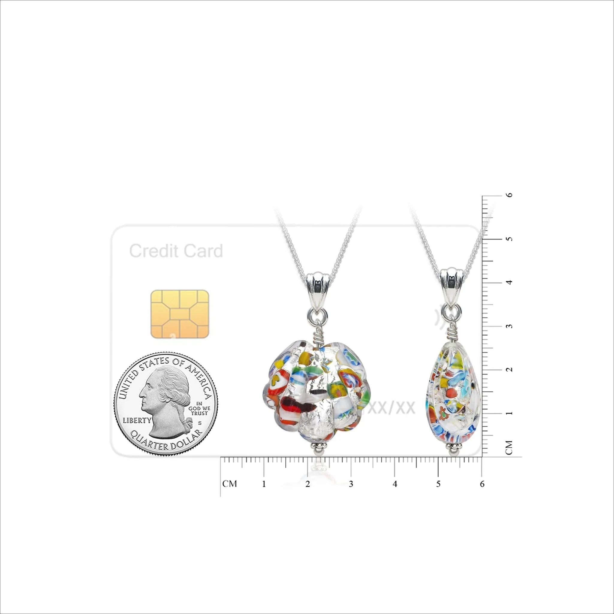 The Kiss Silver Shell Necklace