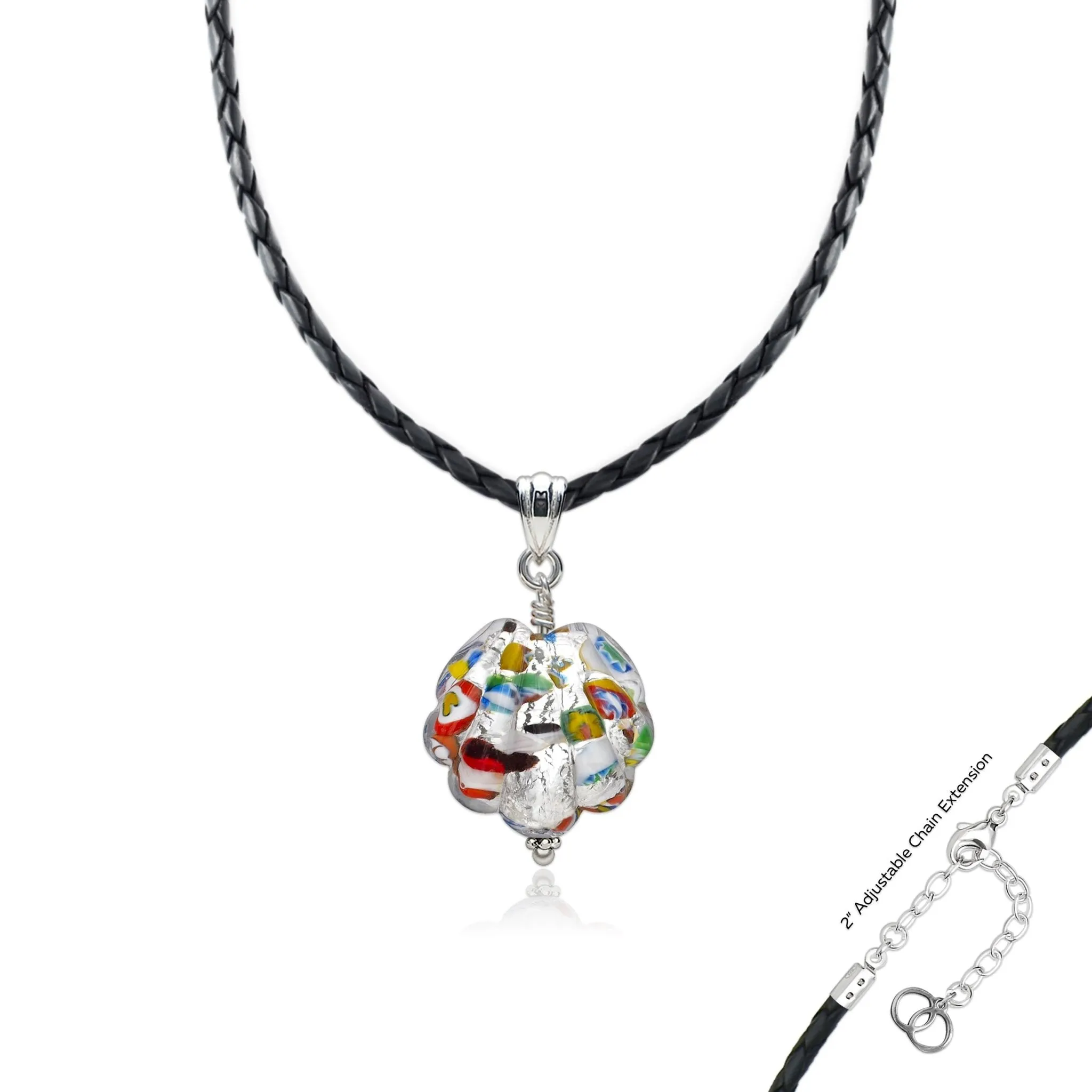 The Kiss Silver Shell Necklace