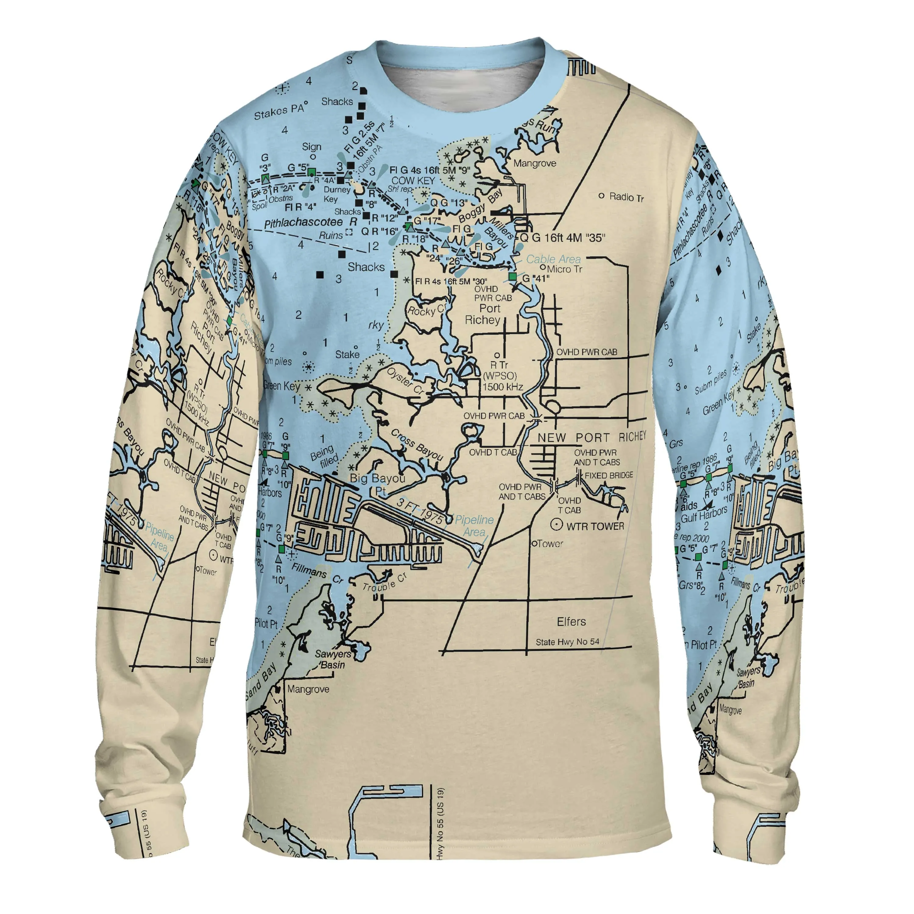 The New Port Richey Long Sleeve Performance Tee
