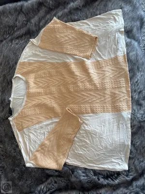 Top Long Sleeve By Fantastic Fawn In Orange, Size: L