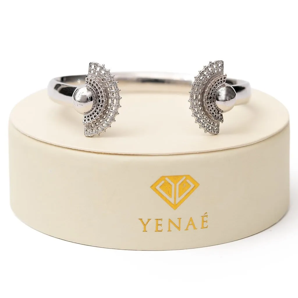 Tsirur Bracelet- Rhodium Plated
