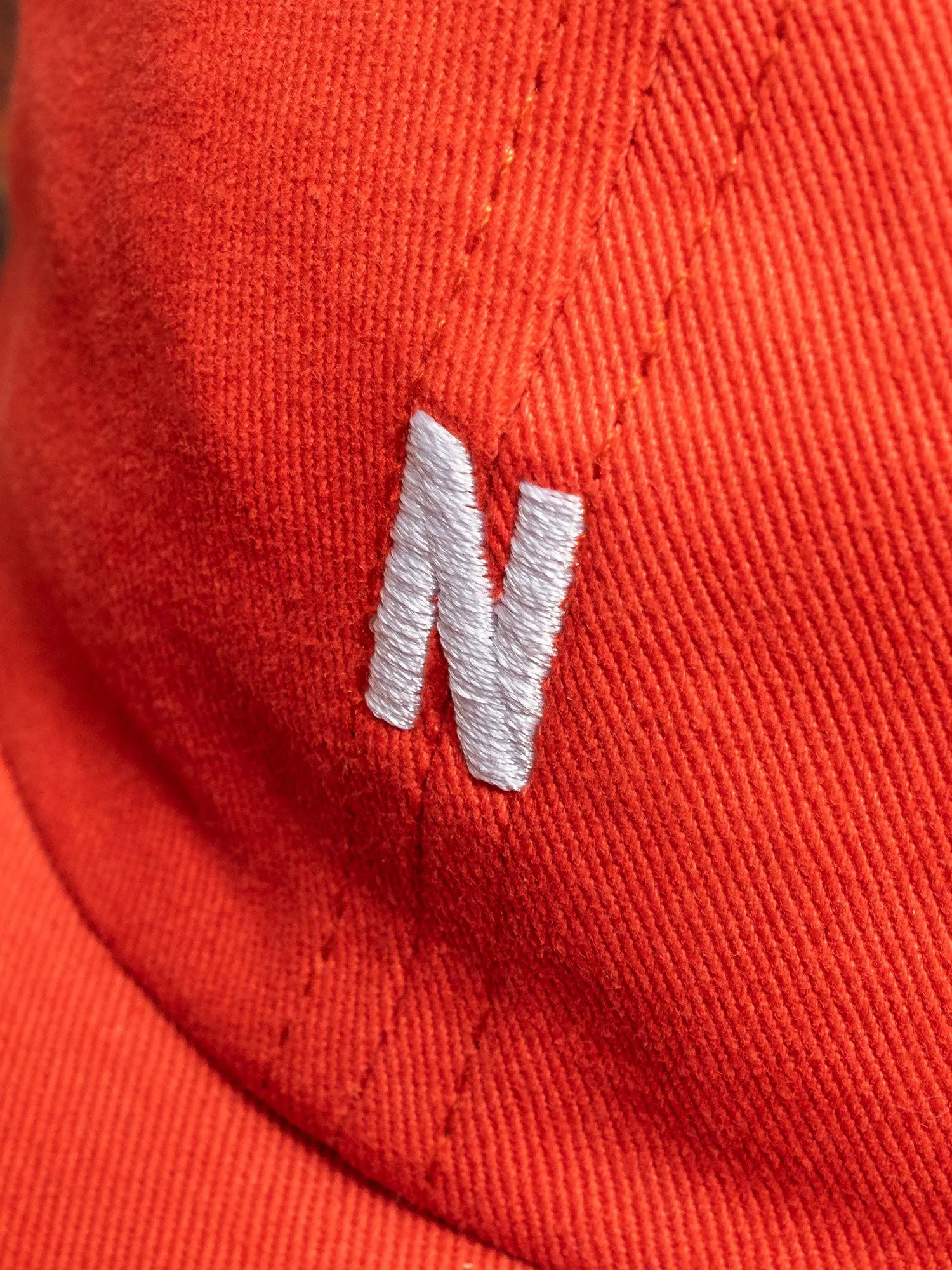 Twill Sports Cap in Red
