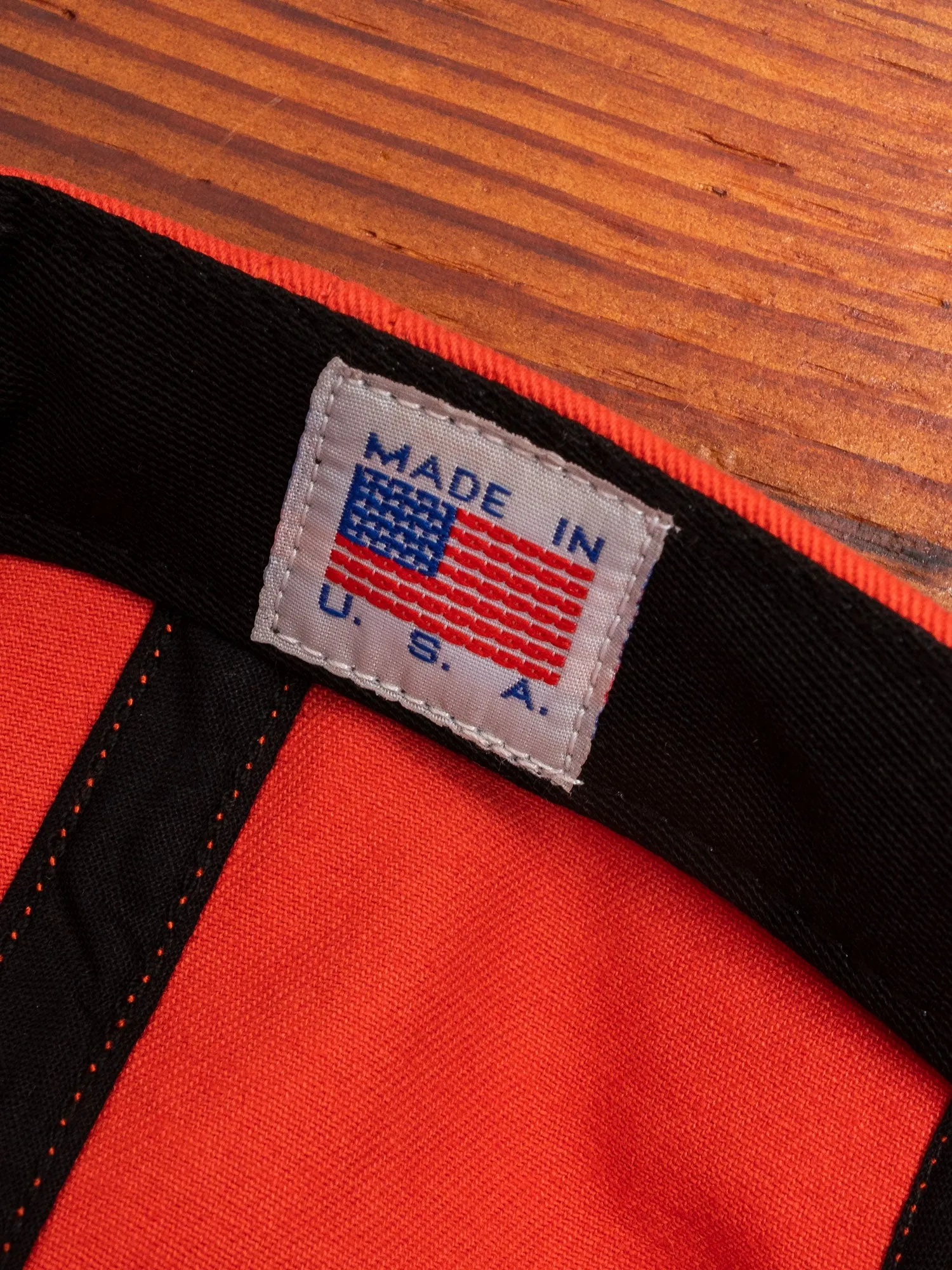 Twill Sports Cap in Red