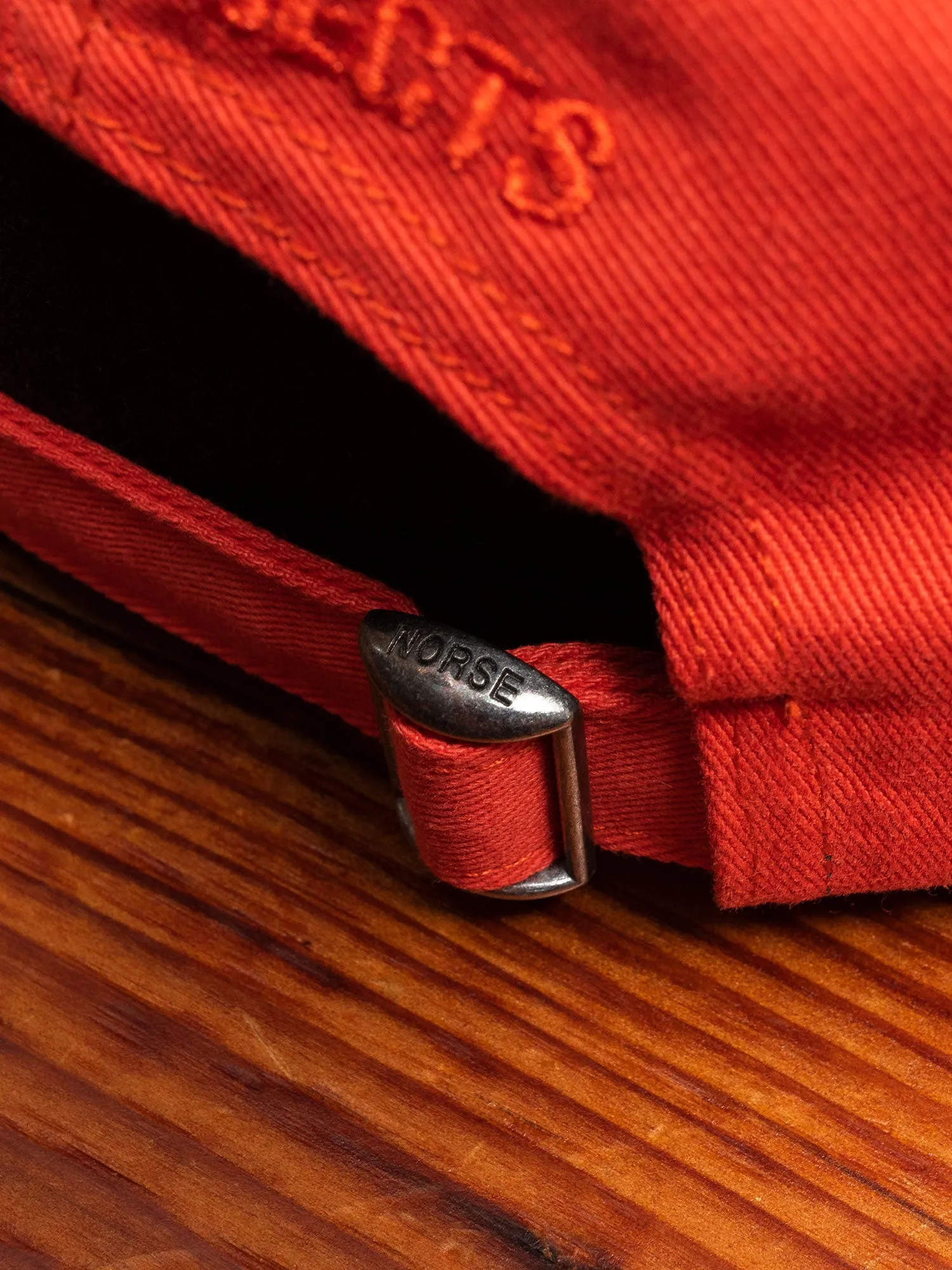 Twill Sports Cap in Red