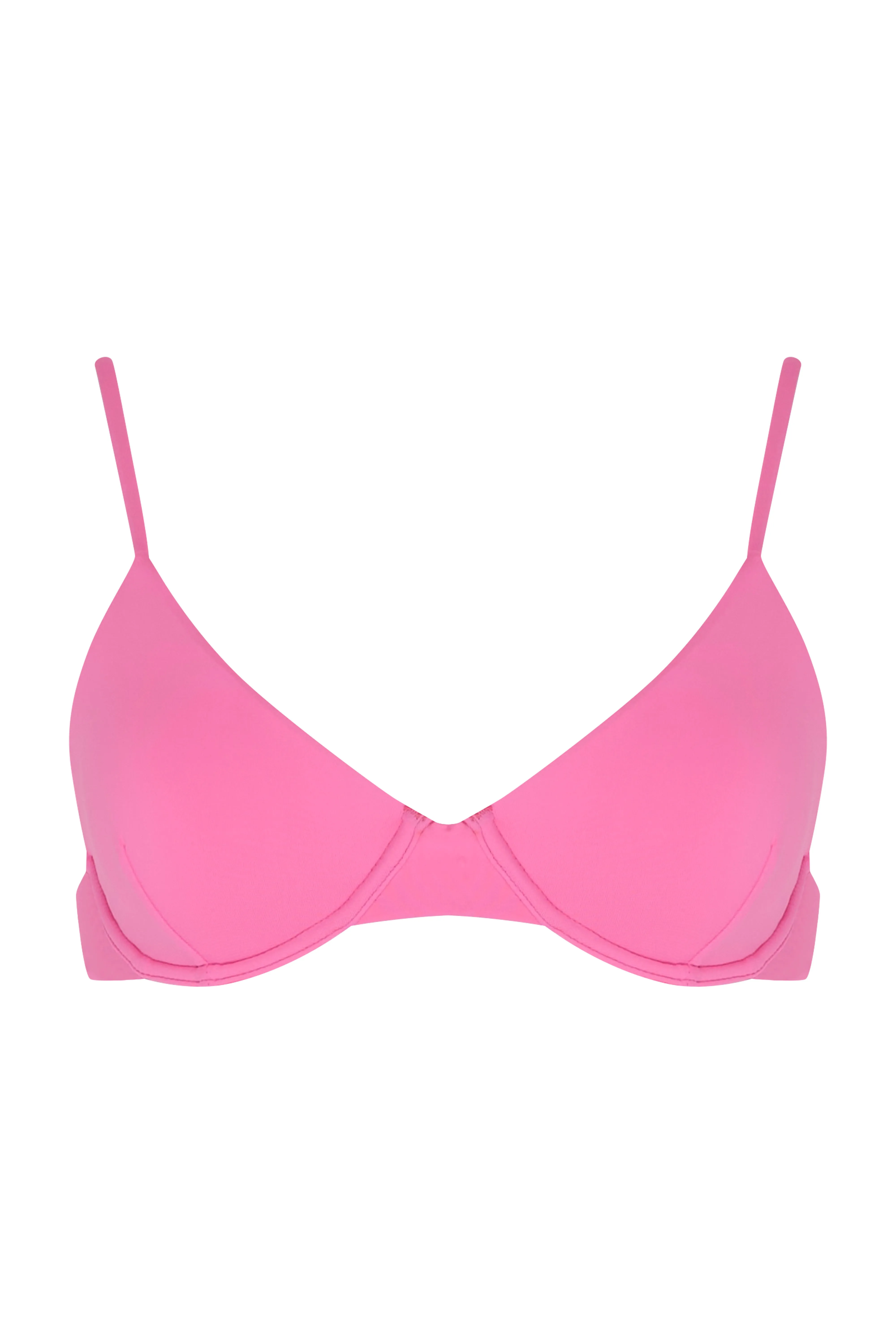 Underwire Bikini Top - Guava