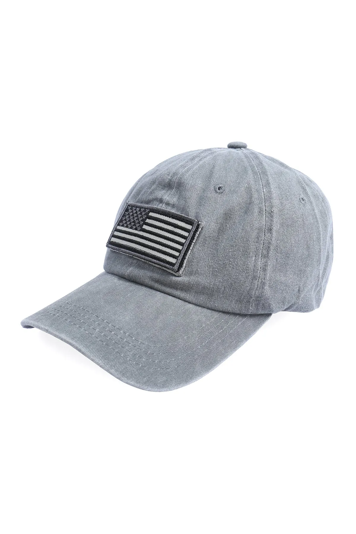 USA DOUBLE PATCH FLAG BASEBALL CAP