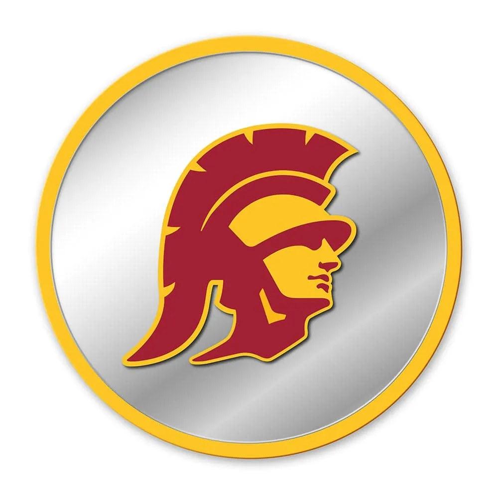 USC Trojans: Mascot - Modern Disc Mirrored Wall Sign