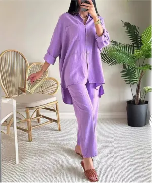 Valentina | Graceful Linen Two-Piece Set