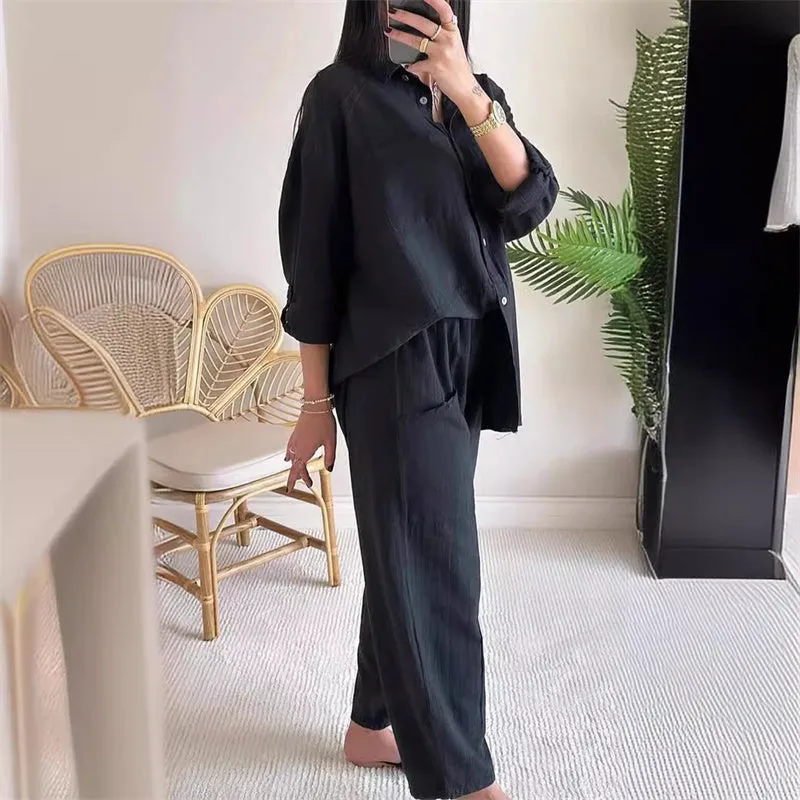 Valentina | Graceful Linen Two-Piece Set
