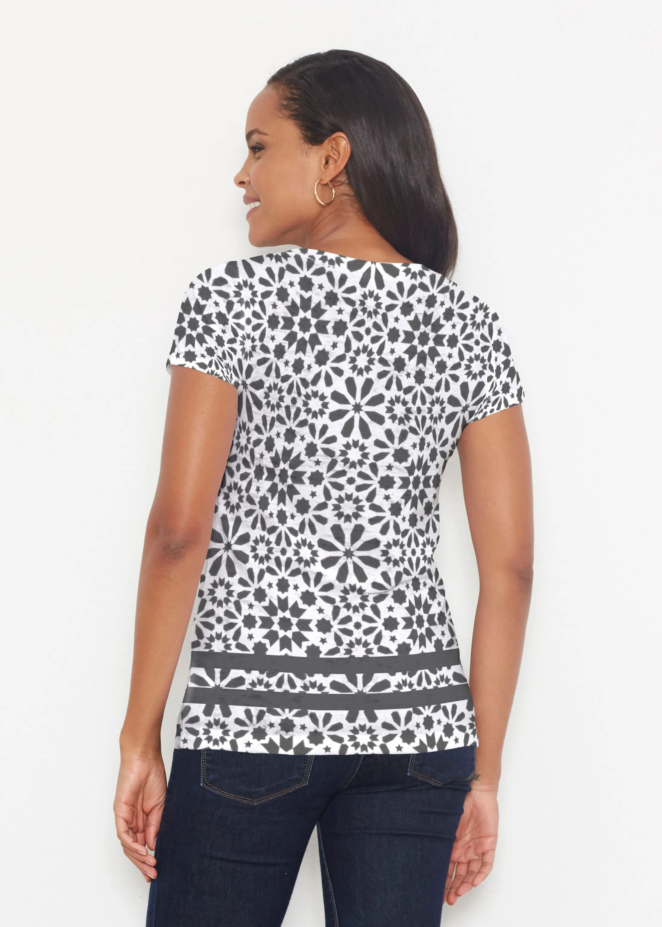 Victoria (14301) ~ Short Sleeve Scoop Shirt