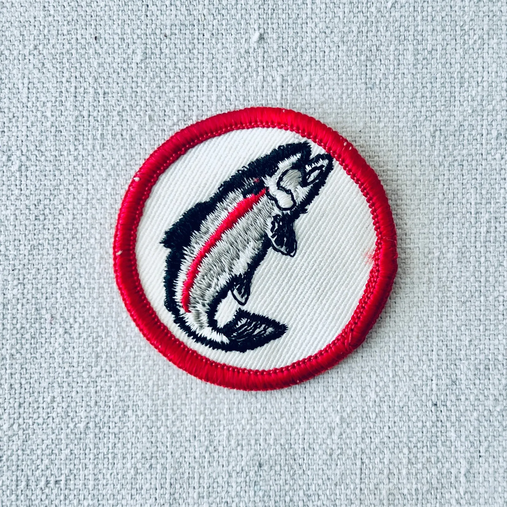 Vintage Small Trout Fishing Patch