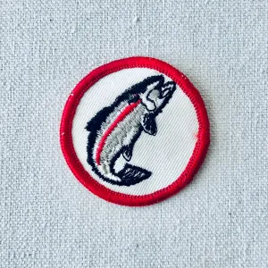 Vintage Small Trout Fishing Patch