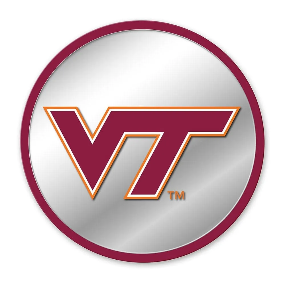 Virginia Tech Hokies: Modern Disc Mirrored Wall Sign