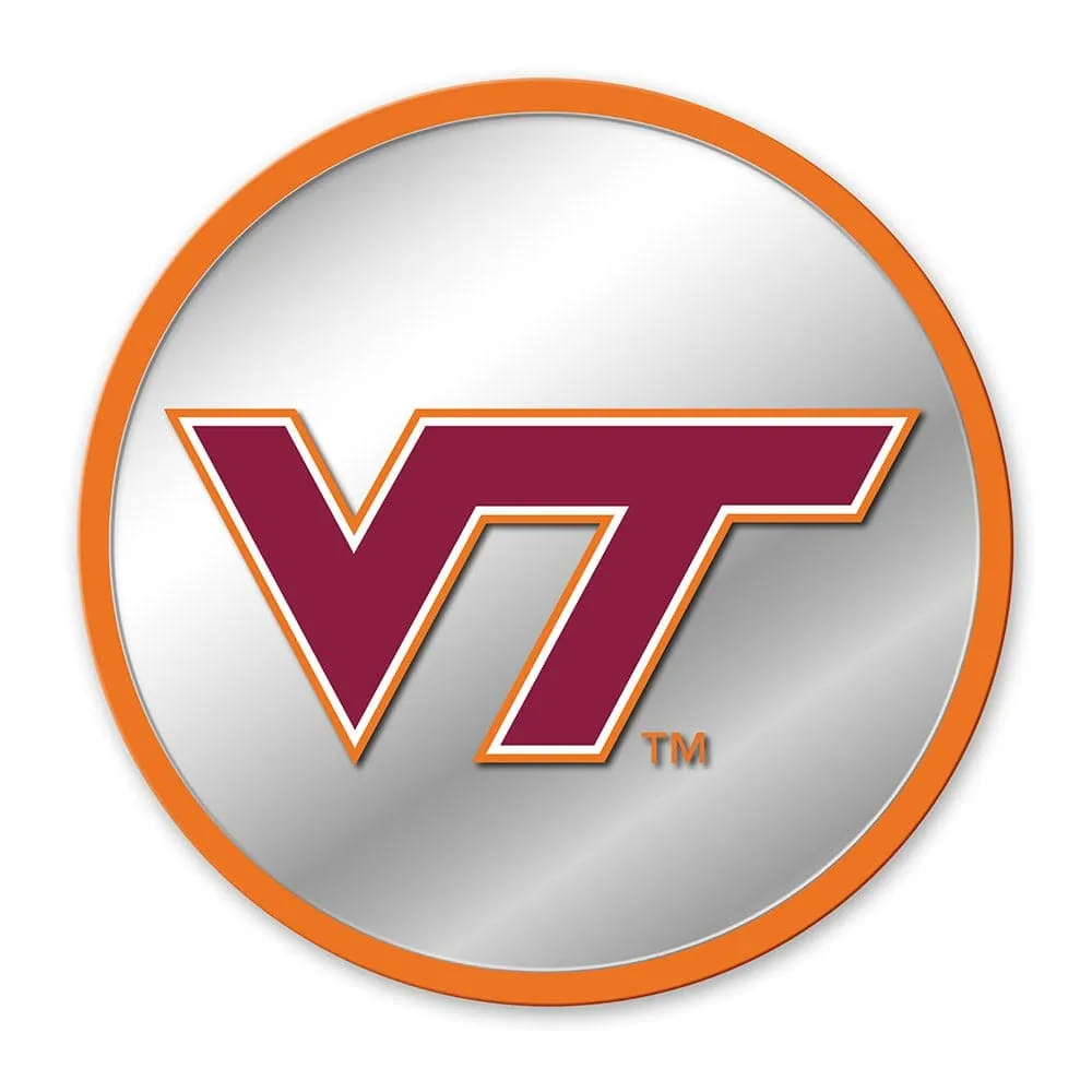 Virginia Tech Hokies: Modern Disc Mirrored Wall Sign