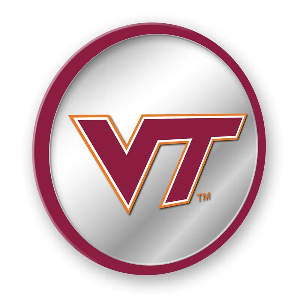 Virginia Tech Hokies: Modern Disc Mirrored Wall Sign