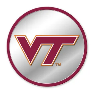 Virginia Tech Hokies: Modern Disc Mirrored Wall Sign