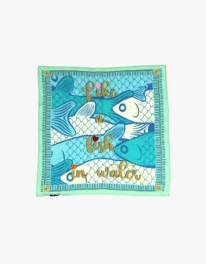 Vismaya Bandana in Baltic Sea Blue