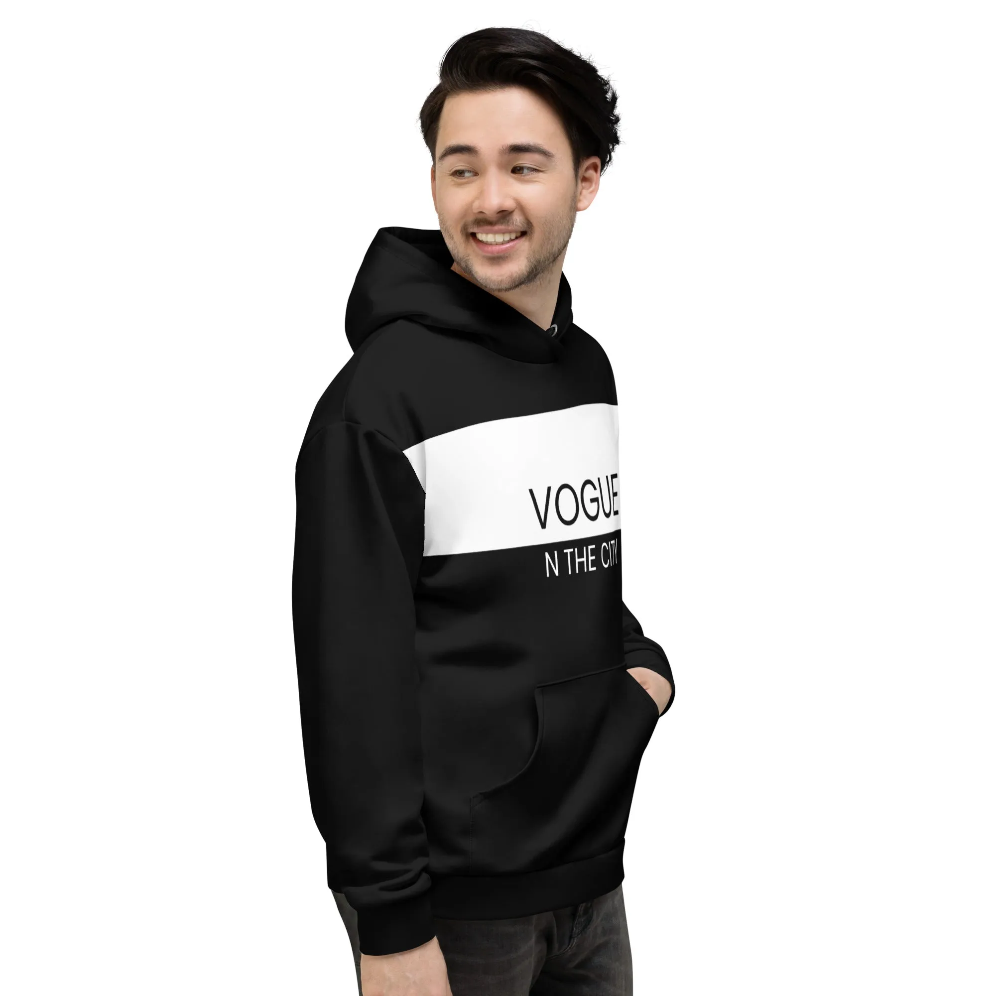 Vogue N The City Classic Unisex Hoodie in Black