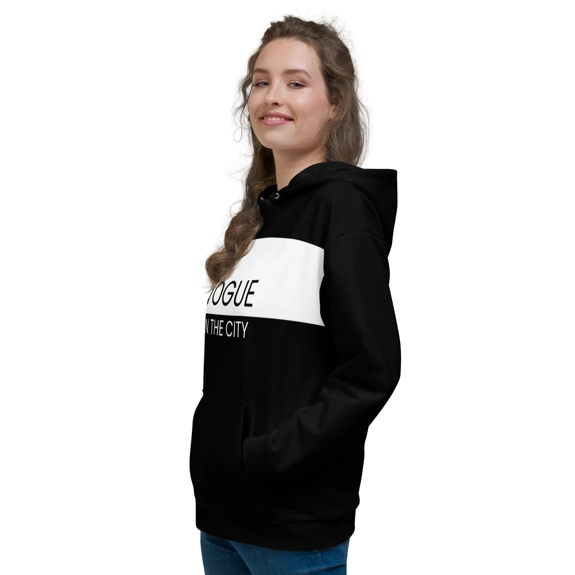 Vogue N The City Classic Unisex Hoodie in Black