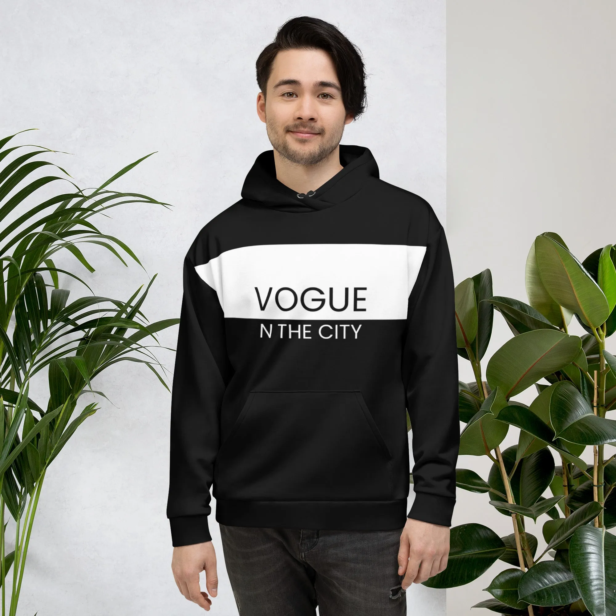 Vogue N The City Classic Unisex Hoodie in Black