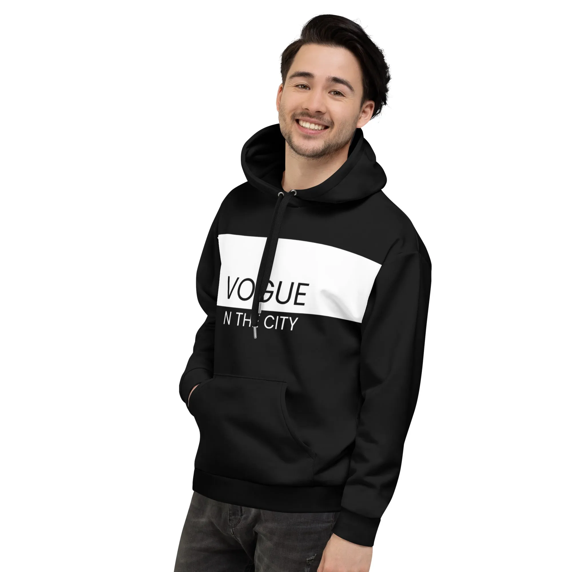Vogue N The City Classic Unisex Hoodie in Black