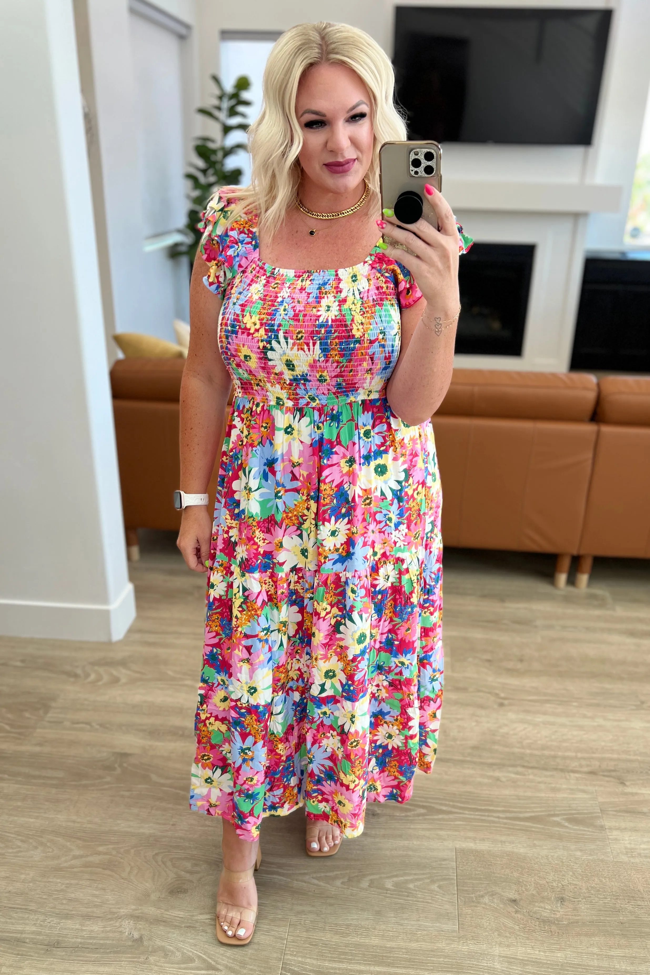 Walk in the Flowers Maxi Dress