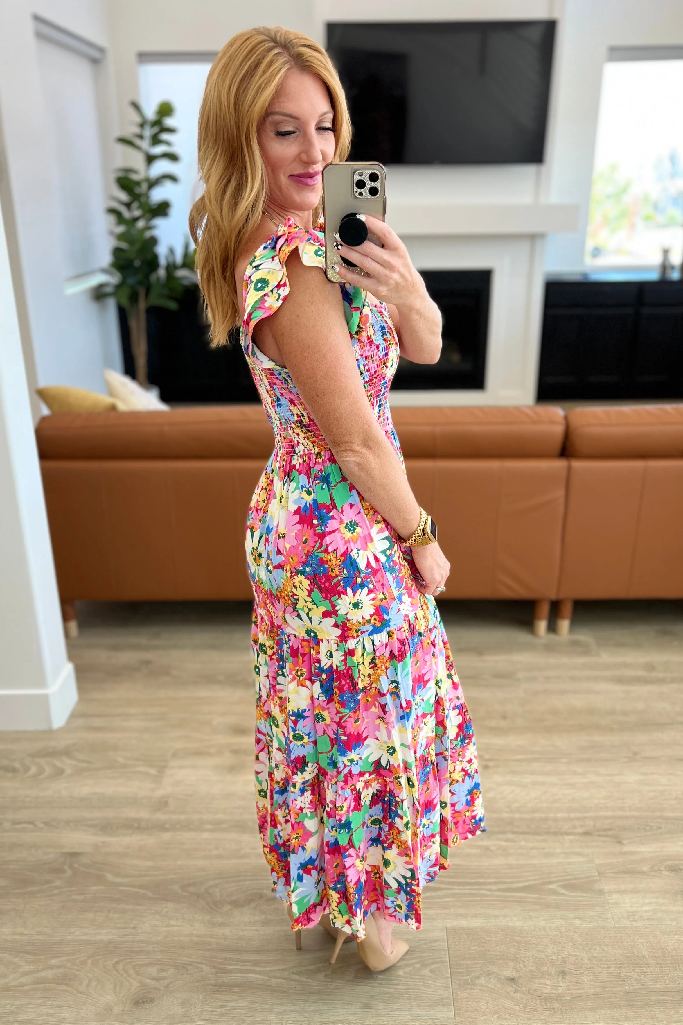 Walk in the Flowers Maxi Dress