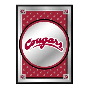 Washington State Cougars: Team Spirit - Framed Mirrored Wall Sign