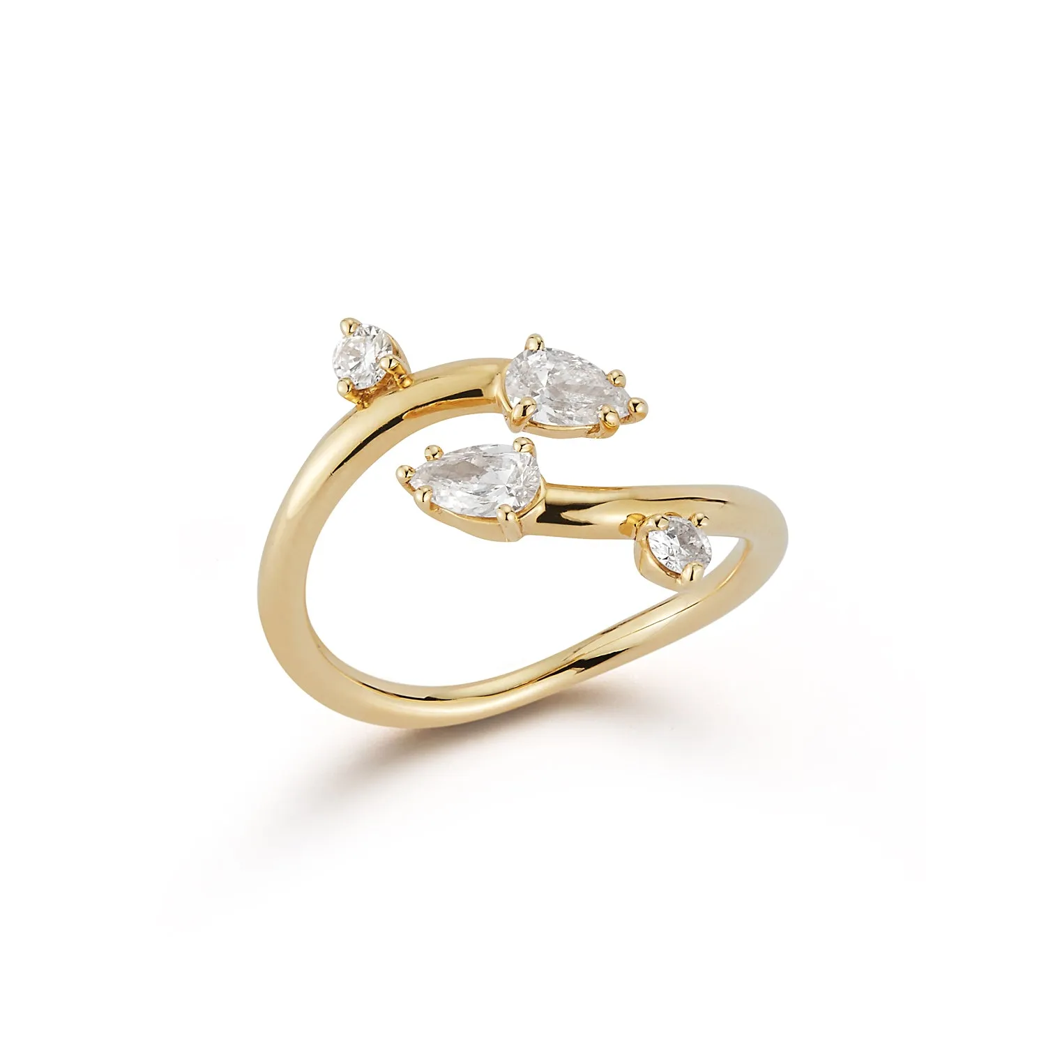 Wave Study 0 - Gold and Diamond