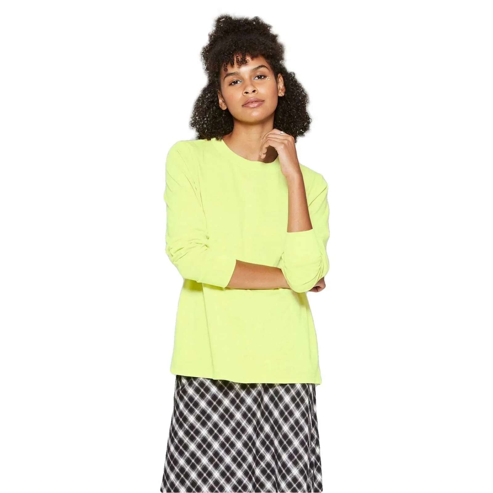 Wild Fable Women's Long Sleeve Crewneck Relaxed T-Shirt