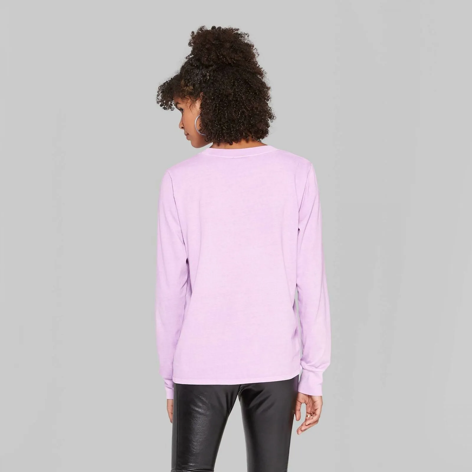 Wild Fable Women's Long Sleeve Crewneck Relaxed T-Shirt