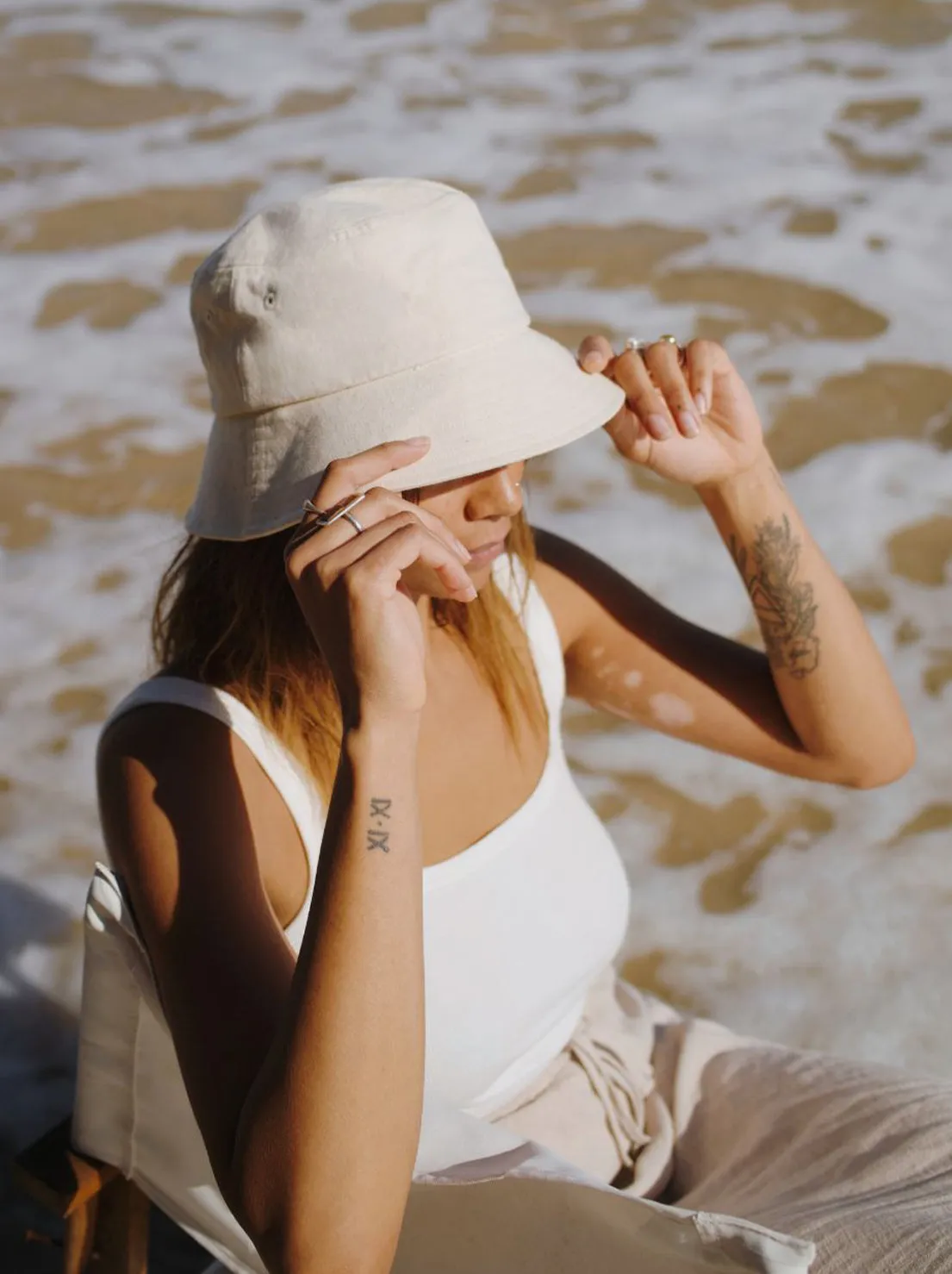Will and Bear - Billie Bucket Hat - Bone