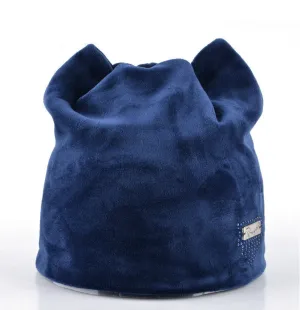 Winter hats for woman beanies flannel cute hat girl autumn beanie caps warmer bonnet ladies casual cap