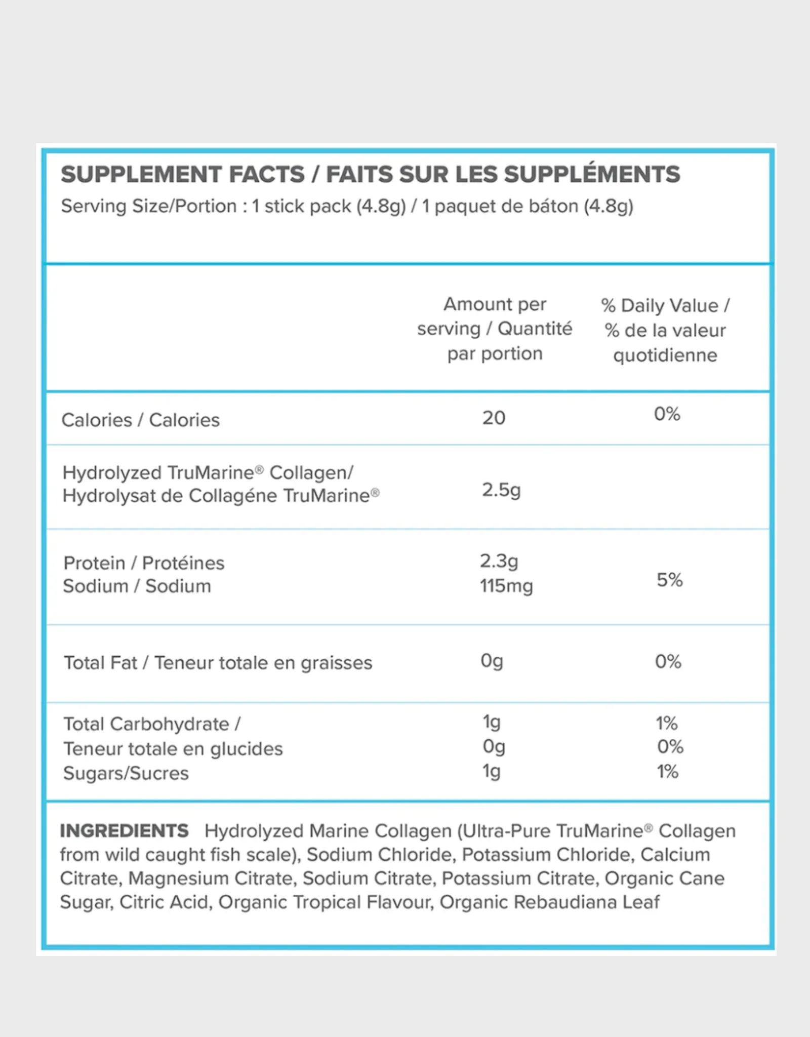 withinUs ReHydrate   TruMarine® Collagen Stick Packs