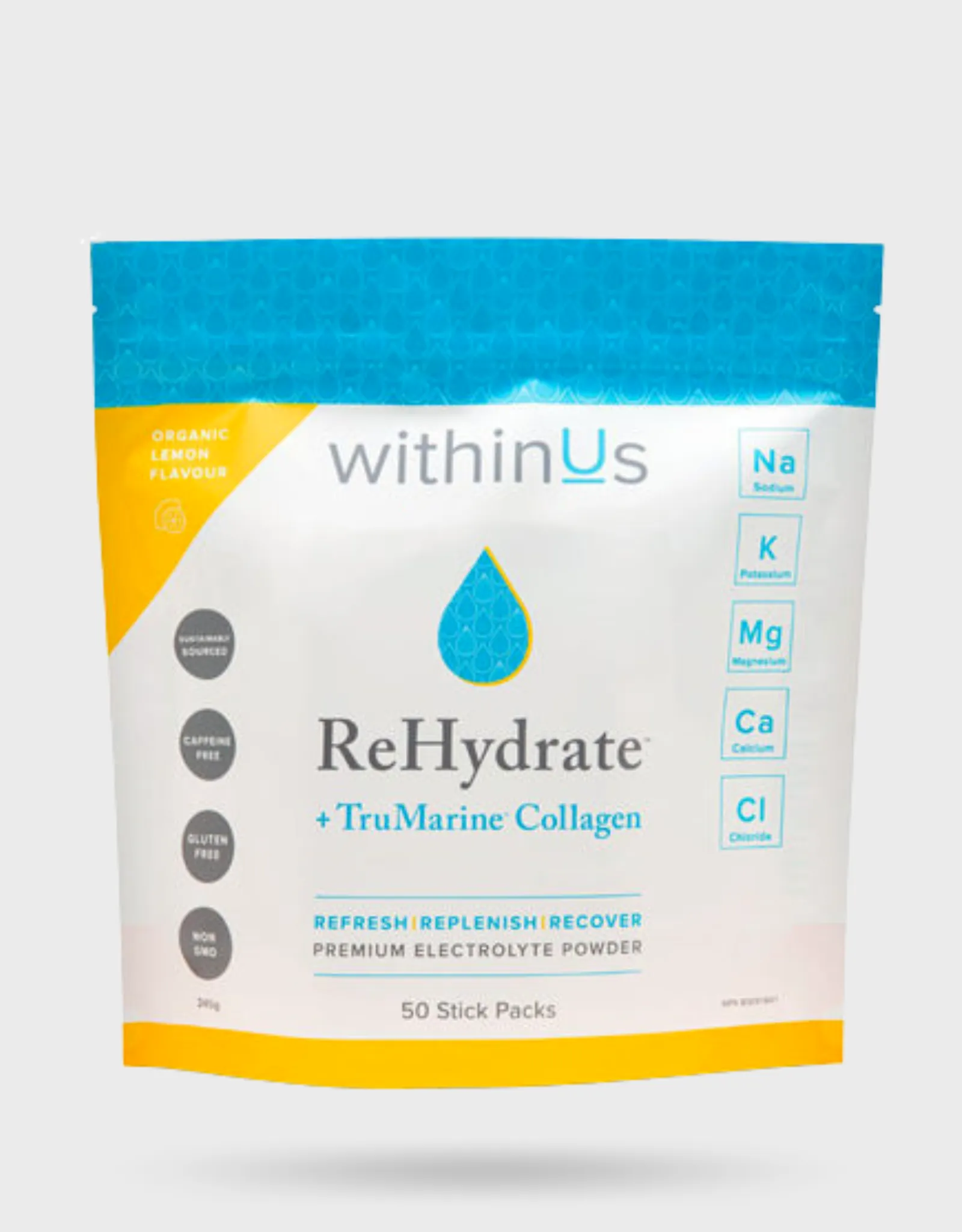 withinUs ReHydrate   TruMarine® Collagen Stick Packs