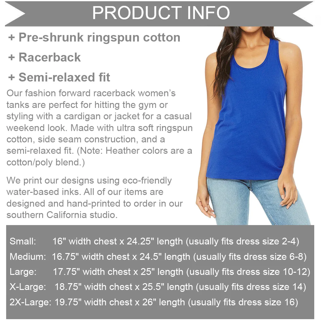 Women's Indoor Cat Racerback Tank Top