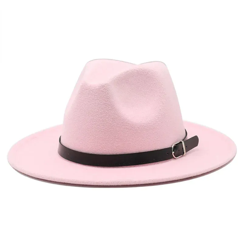 Wool Blend Fedora Jazz Hat – Stylish Outdoor Hat