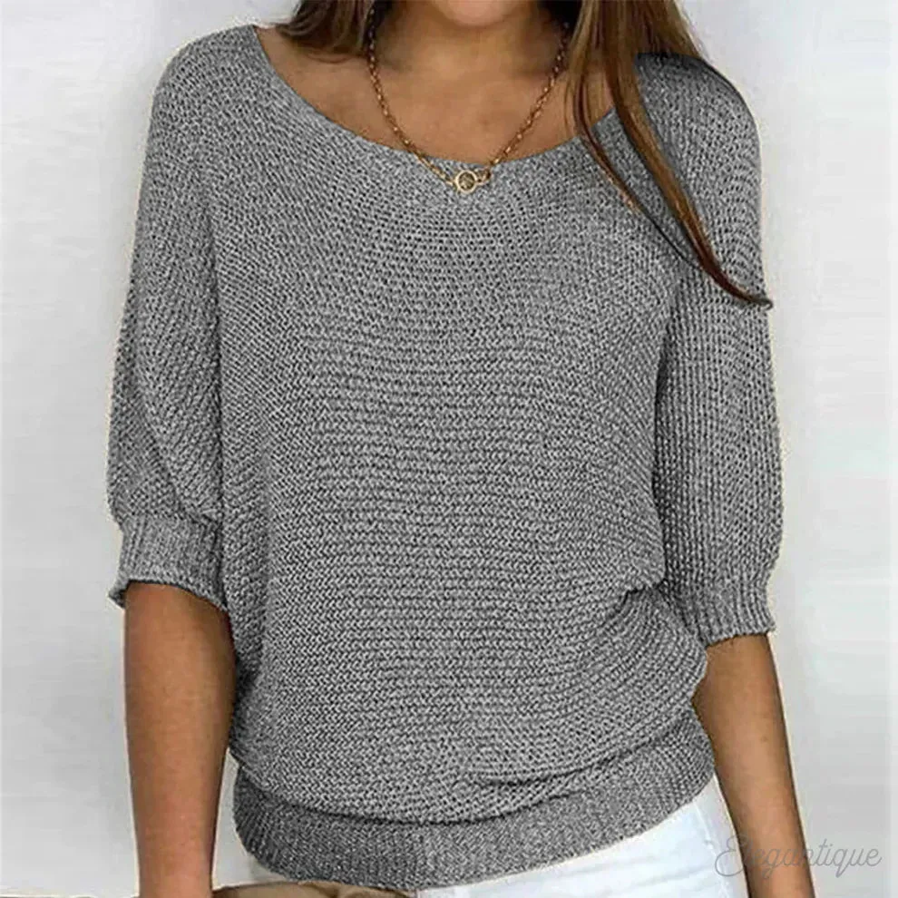 Yvette™ - Relaxed Knit Top