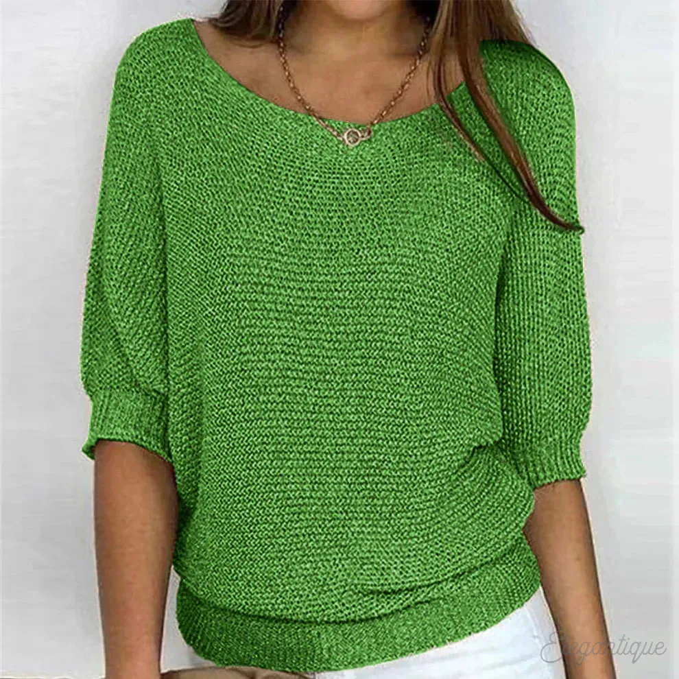 Yvette™ - Relaxed Knit Top