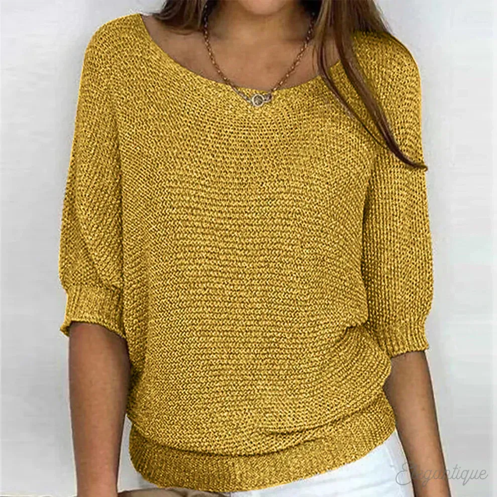 Yvette™ - Relaxed Knit Top