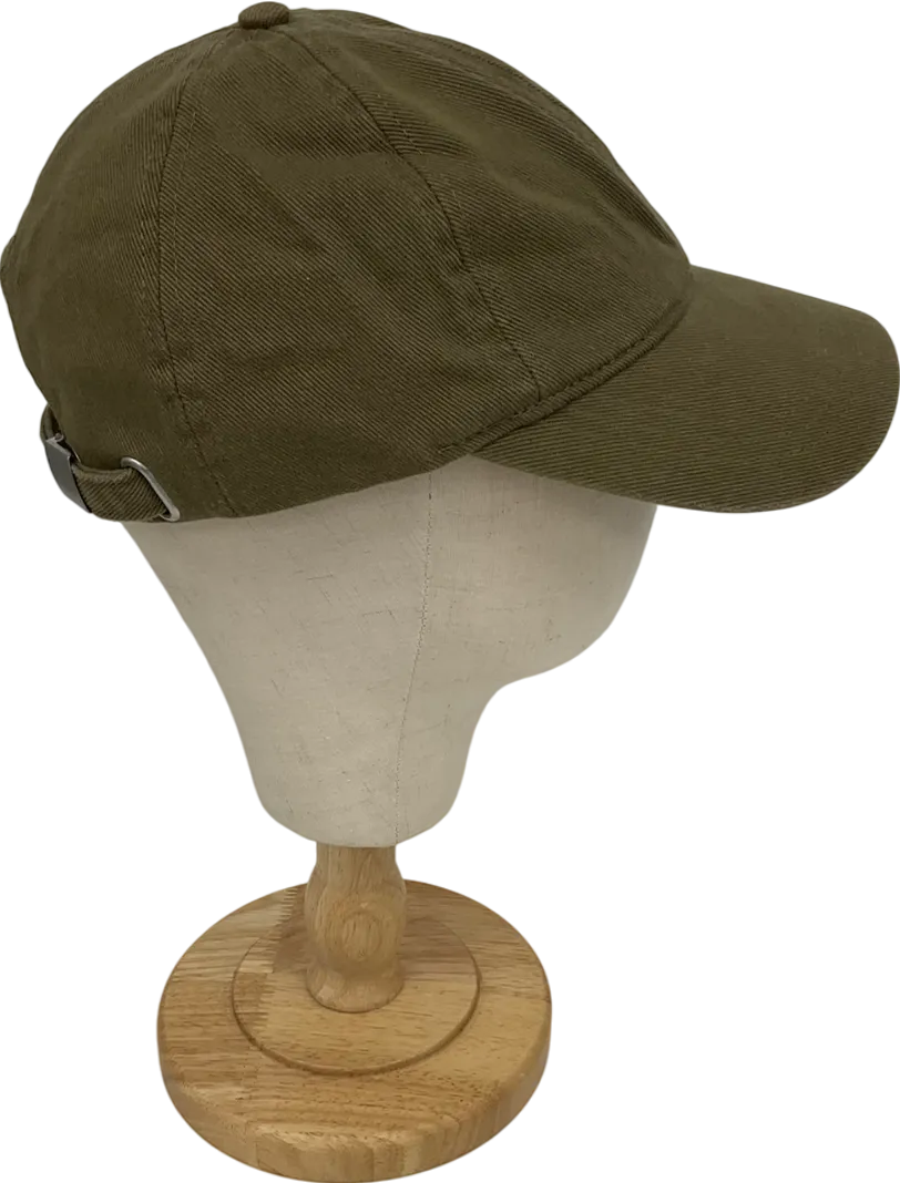 ZARA Green Basic Baseball Cap UK M